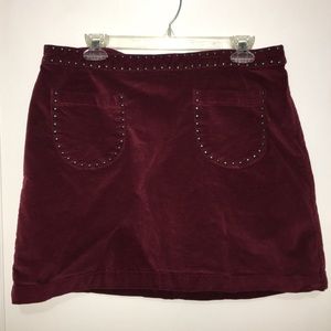 Velvet Mini Skirt / FLASH SALE 🔥50% OFF